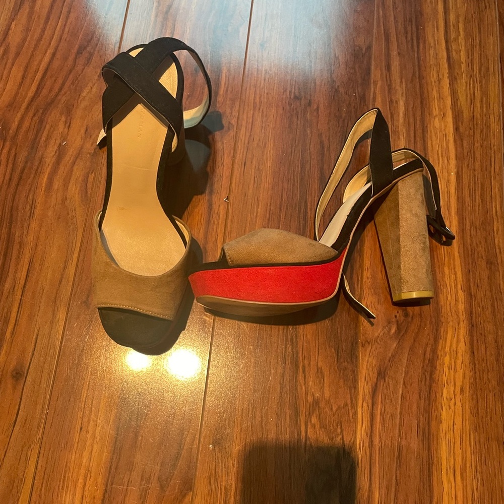 Zara Colorblock Heels